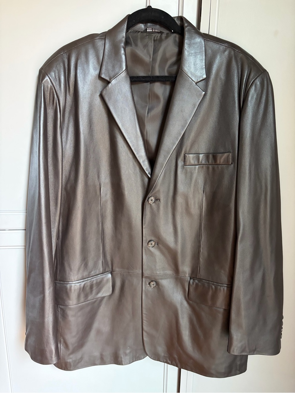 Alfani Men's Genuine Leather Sport Coat